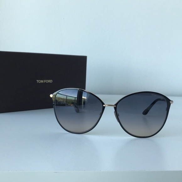 Tom Ford Penelope Metal Butterfly Sunglasses - Picture 3 of 8